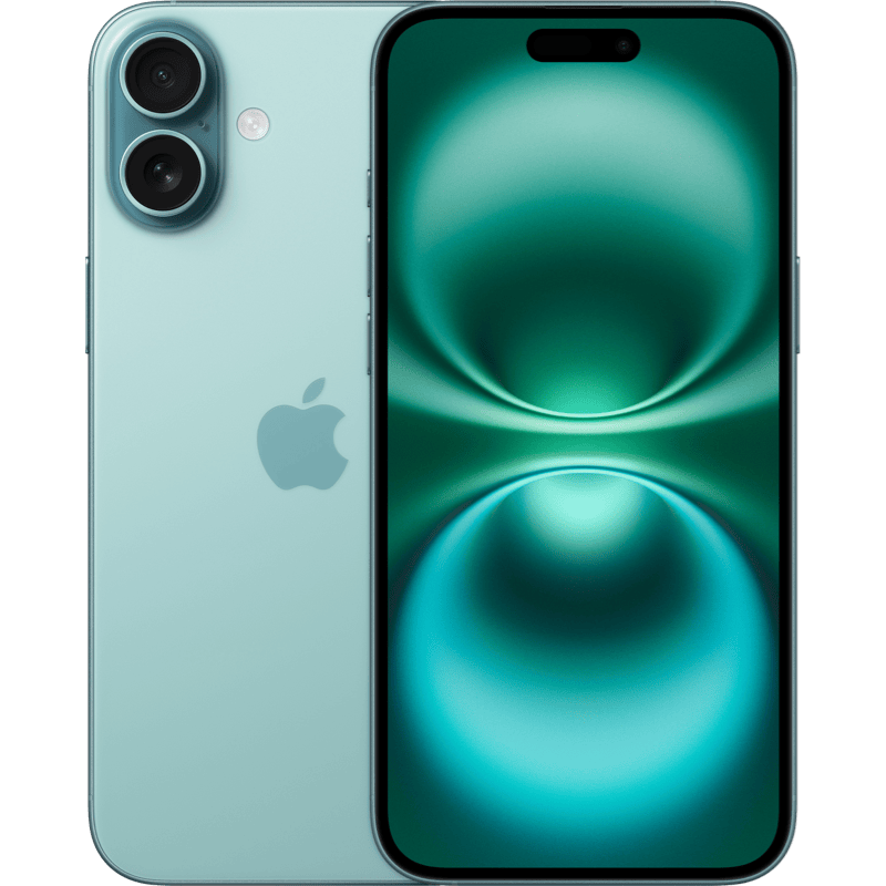 iPhone 16 Plus zielony front i tył