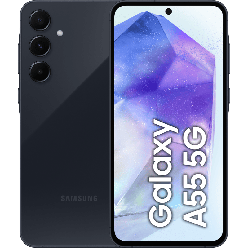 Samsung Galaxy A55 5G 8/256GB czarny front i tył